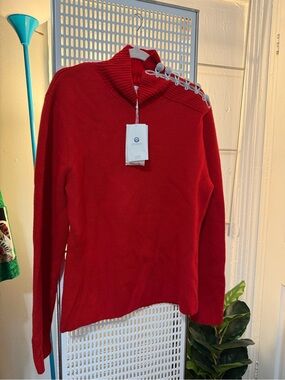 Paco Rabanne & H&M Men's Red Wool TURTLENECK SWEATER - XL- New NWT